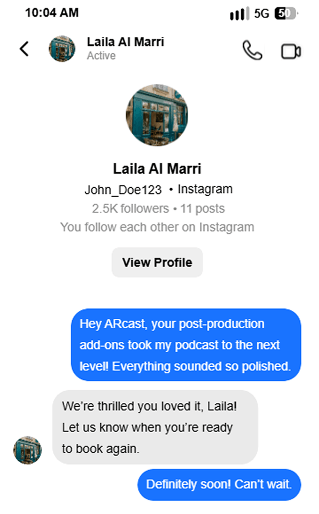 Client testimonial 1